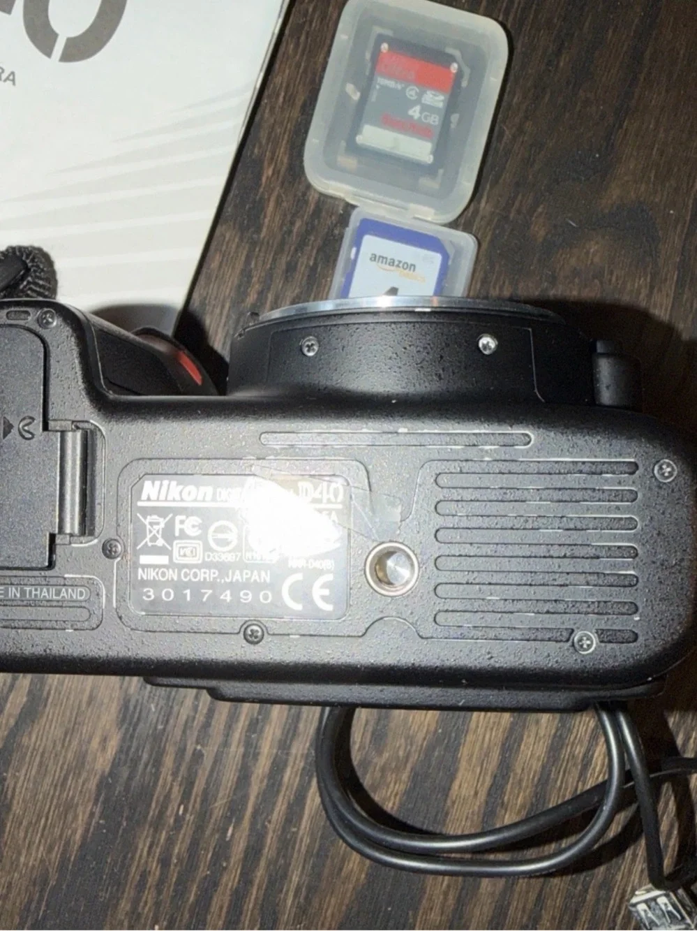 Nikon D40 DSLR Camera Bundle w/ 3 Lenses, Grip, Bag, Charger & SD Cards WORKS
